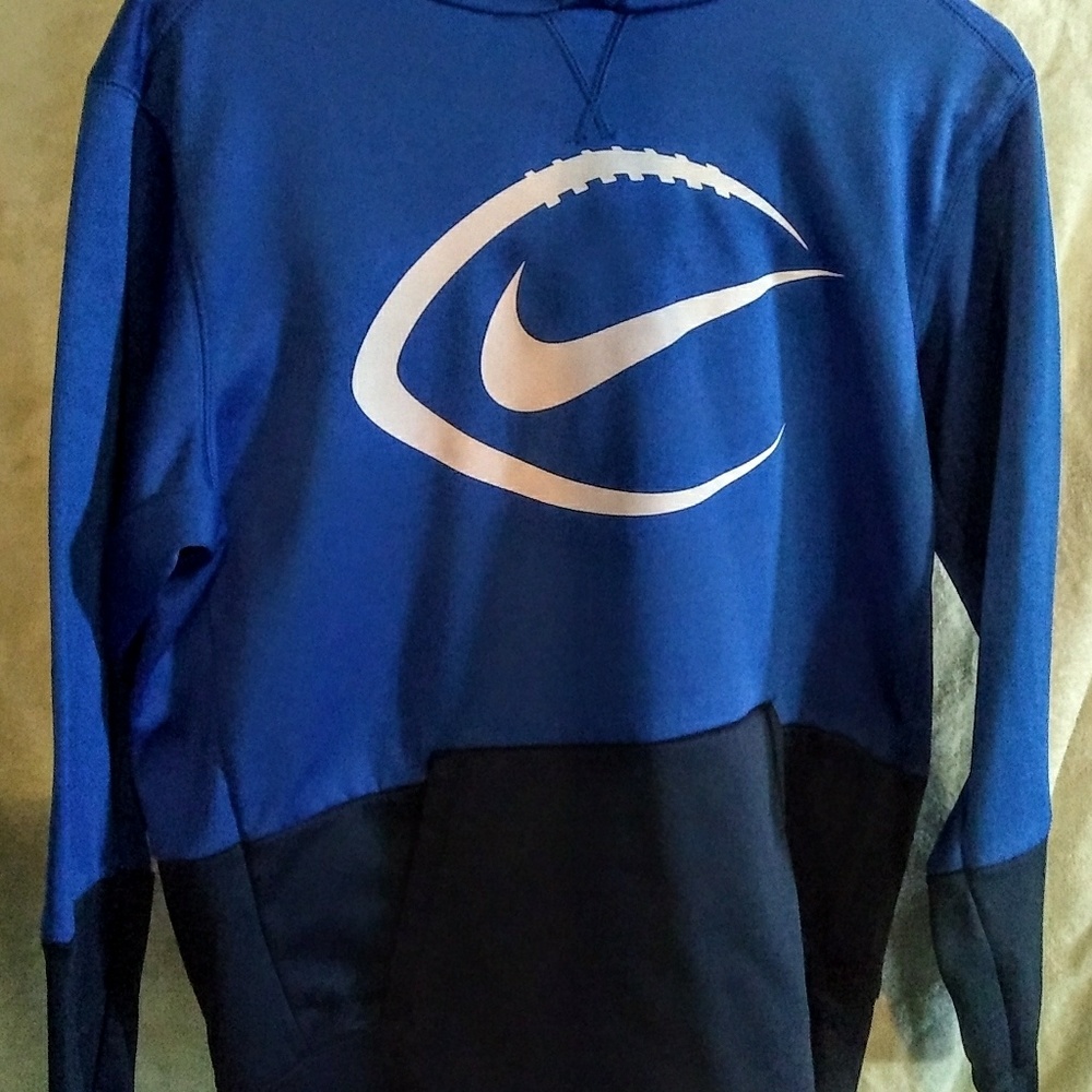 NIKE blue black hoodie